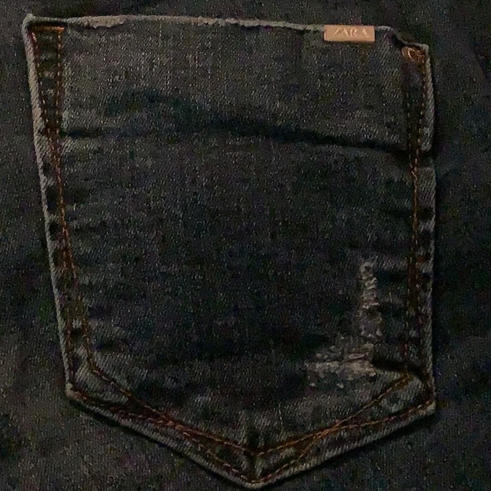 Zara Woman Denim Z1975 Skinny Denim blue jeans - Picture 8 of 8